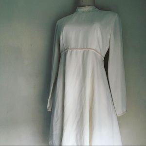 Topshop Collared Gown